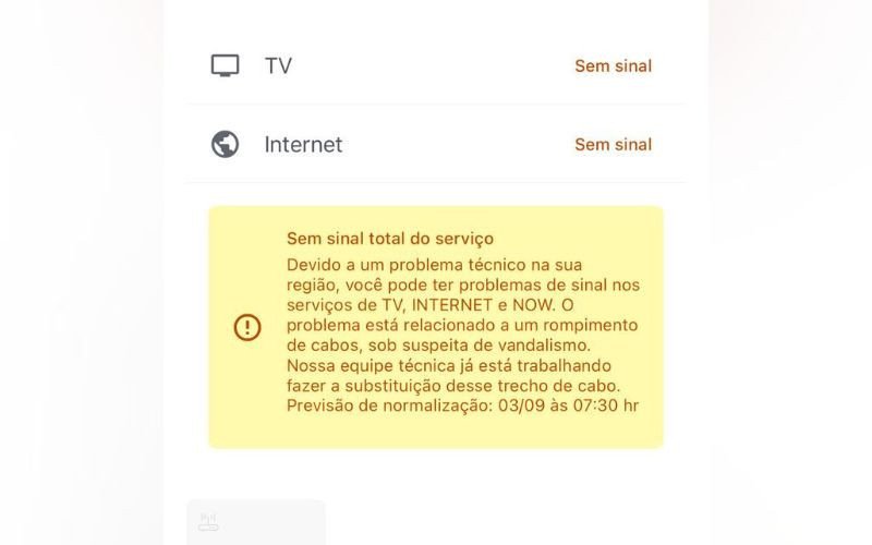 Claro alerta para problema técnico nos serviços sob suspeita de vandalismo | abc+