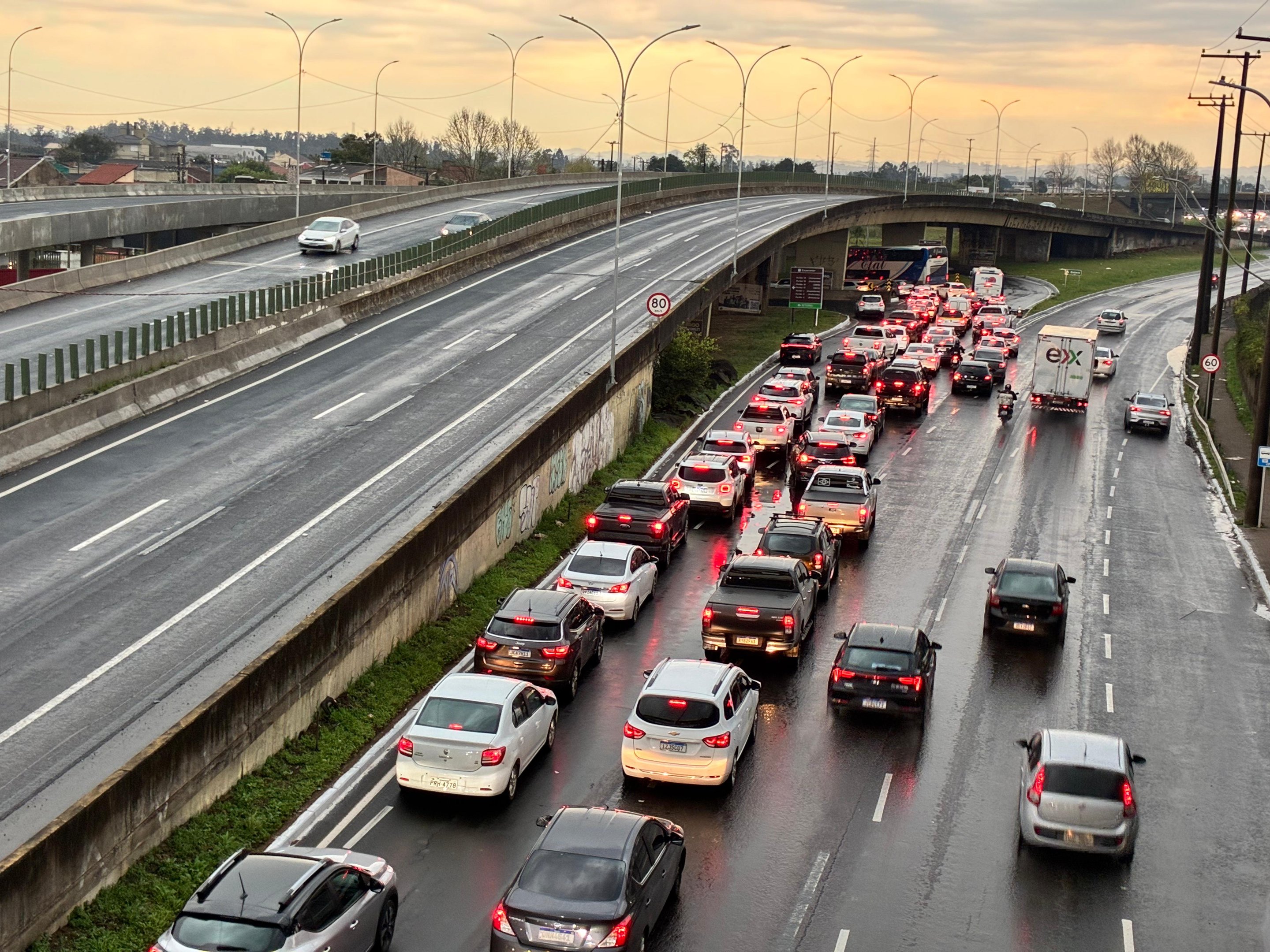 BR-116: Motoristas enfrentam lentidão no acesso à Expointer