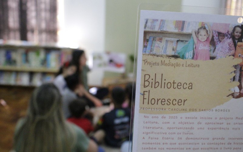 Nome da biblioteca foi escolhido com a ajuda das crianças e da comunidade escolar