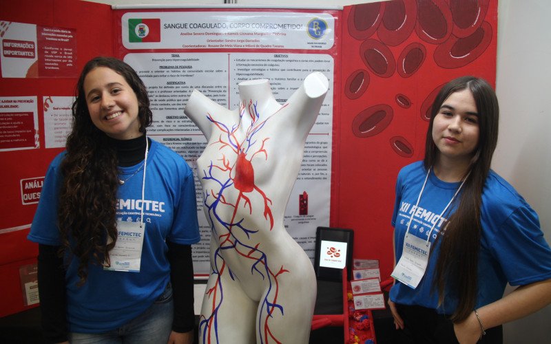 Anelise Severo e Kamilli Giovana falam sobre os riscos da coagulação do sangue