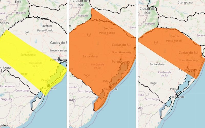 ALERTAS DO INMET: Rio Grande do Sul tem 3 avisos meteorológicos; veja previsão | abc+