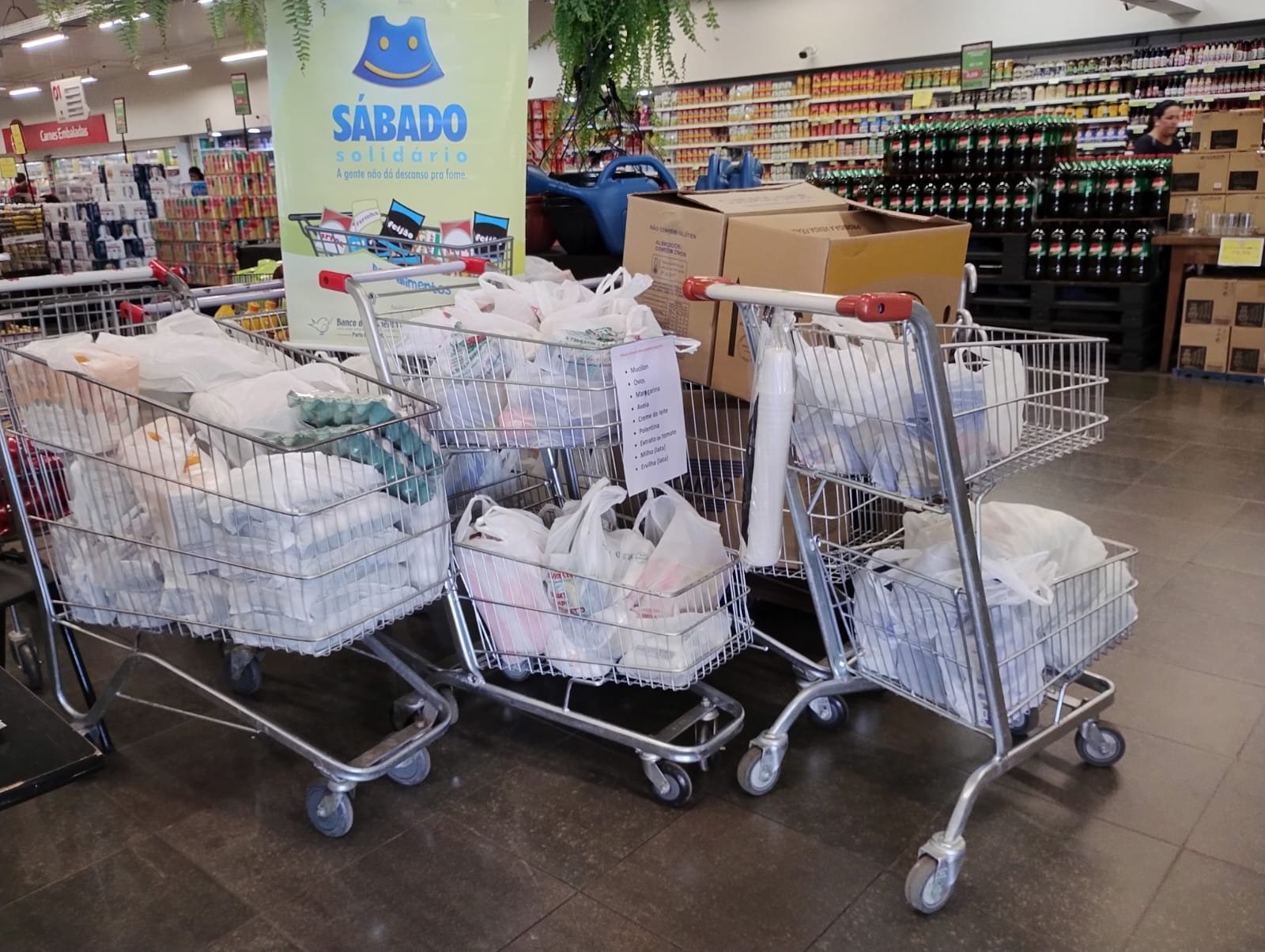 Rede de Bancos de Alimentos do RS promove Sábado Solidário; saiba como participar