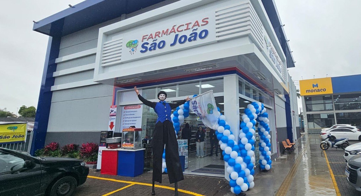 Rede de Farmácias São João inaugura unidade no bairro Rio Branco nesta sexta-feira