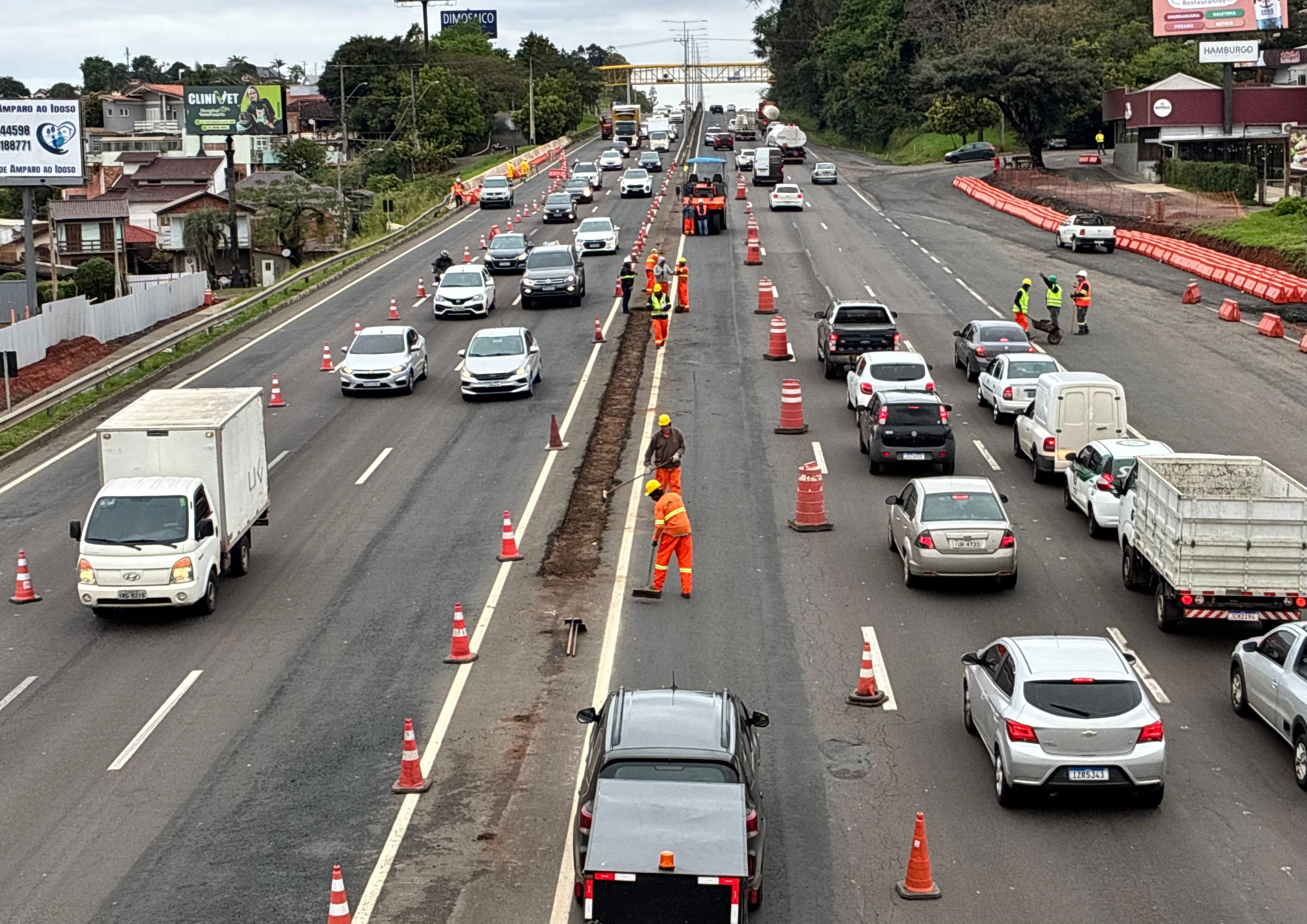 BR-116 terá desvio em Novo Hamburgo; previsão é que trânsito mude por quase um ano