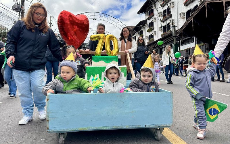 Evento movimentou o Centro de Gramado, no sábado (6)