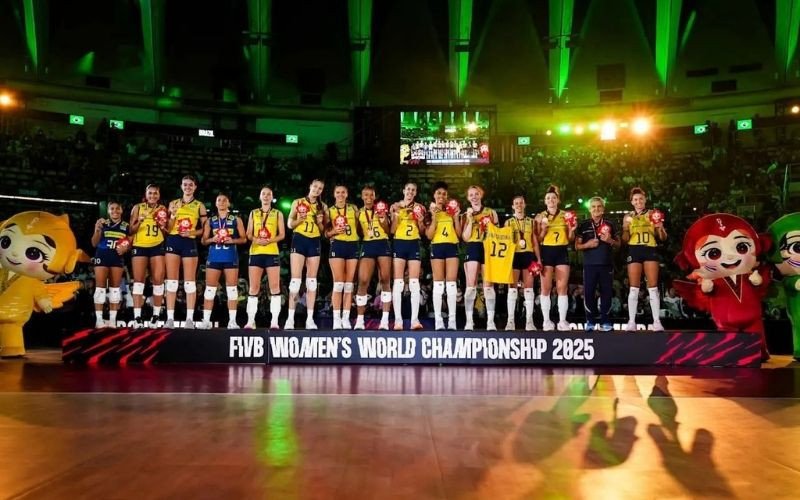 Seleção feminina ficou com a medalha de bronze no Campeonato Mundial   | abc+