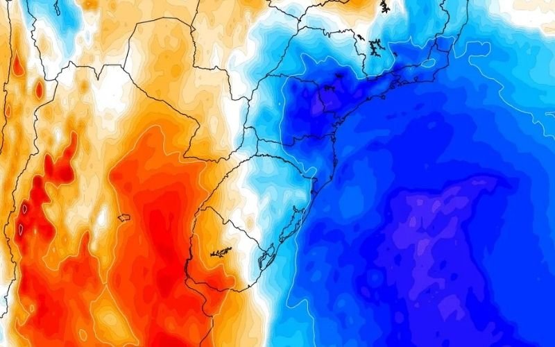 FRENTE FRIA: Dobradinha do fenômeno vai mexer com o tempo nesta semana