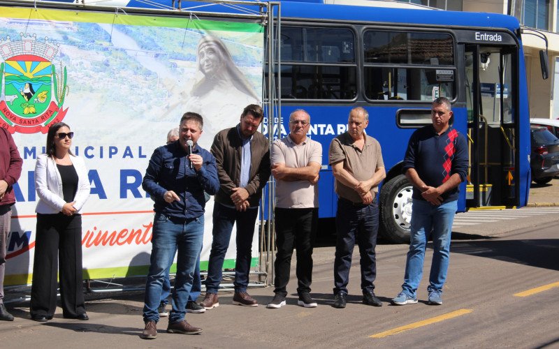 O prefeito Rodrigo Battistella ressaltou a importância do transporte de qualidade no dia a dia do trabalhador comum | abc+