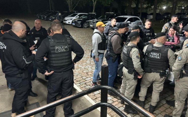 Ofensiva organizada pela Polícia Civil e Brigada Militar, na manhã desta quarta-feira (10), levou quatro criminosos à cadeia | abc+