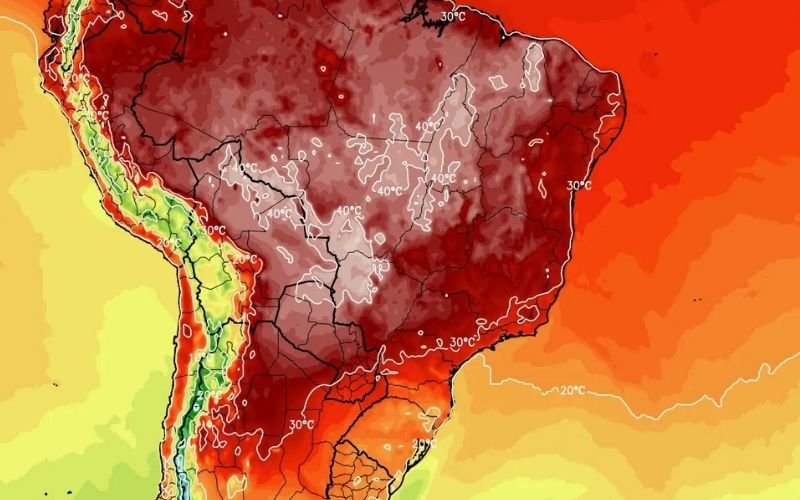 PREVISÃO DO TEMPO: Calor extremo alcançará o Sul do Brasil? Veja o que esperar do ar quente que cobre grande área do País