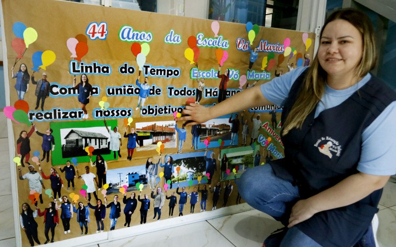 Jéssica já foi aluna e agora é professora na Vó Maria | abc+