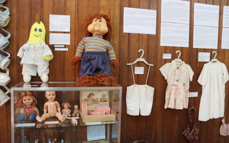 Exposição A Infância Ao Longo da História, no Museu Histórico de Nova Hartz.