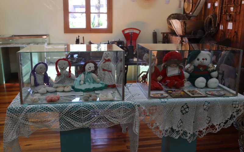 Exposição A Infância Ao Longo da História, no Museu Histórico de Nova Hartz.