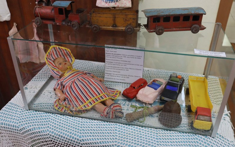Exposição A Infância Ao Longo da História, no Museu Histórico de Nova Hartz.