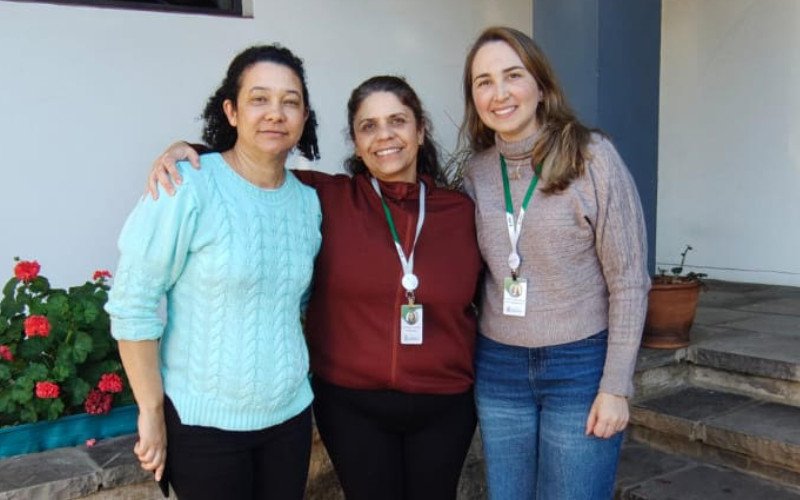 Sueli, Ionara e Josiéli são articuladoras do projeto alfabetização