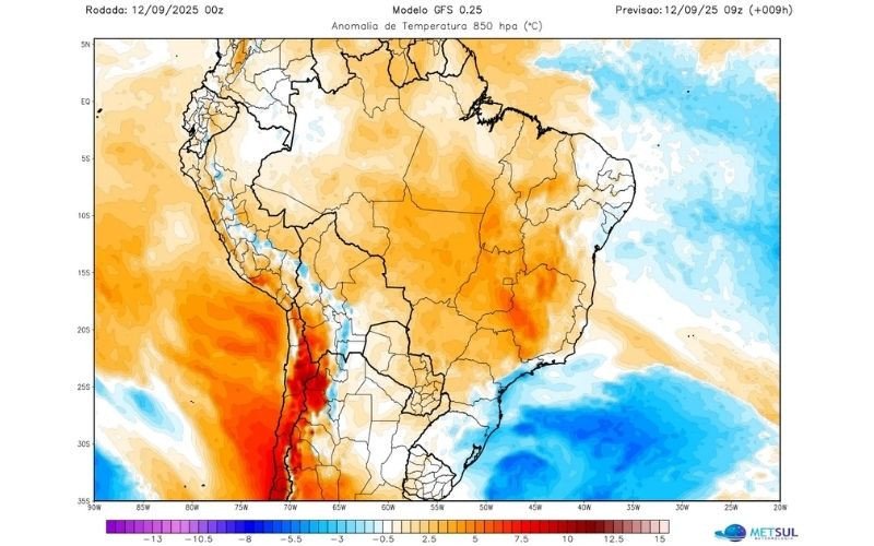 Semana chega ao fim no Brasil com extremos de temperatura com frio abaixo de zero no RS e calor excessivo no restante do País | abc+