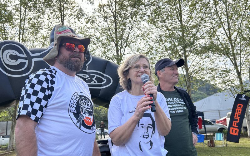 Adriana Schallenberger e o marido planejam realizar a próxima edição do Pedal do Léo em outra cidade | abc+