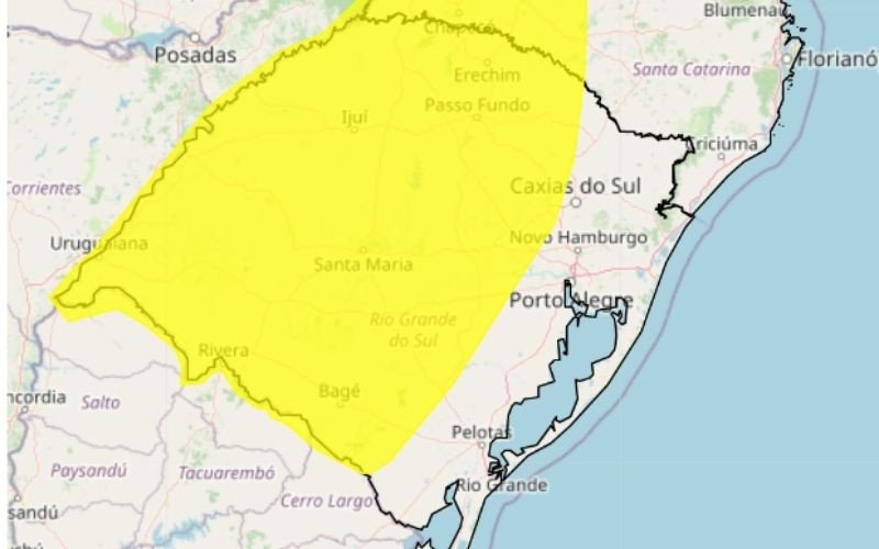 Alerta amarelo do Inmet | abc+