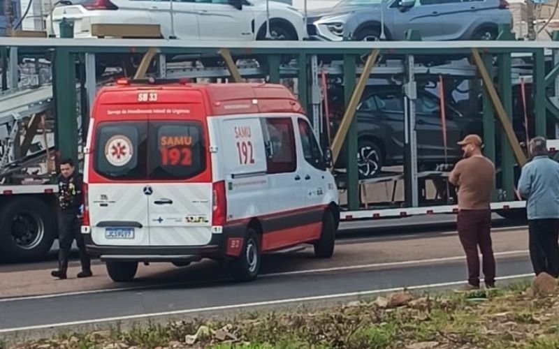 Atropelamento na BR-116, no trecho de São Leopoldo
