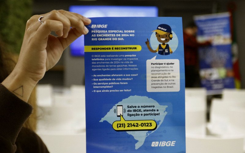 IBGE recomenda que a população salve o número (21) 2142-0123 para participar da coleta de informações | abc+