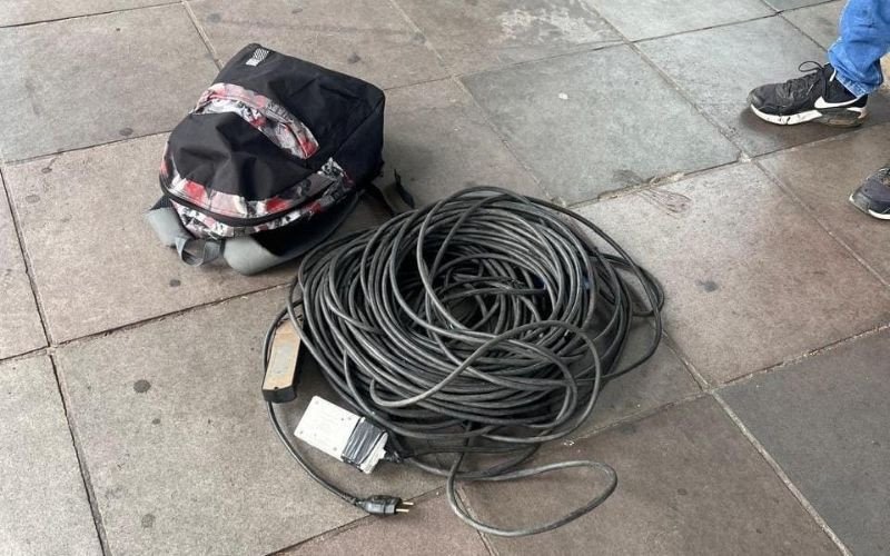 Homem é preso em Novo Hamburgo por furto de cabo elétrico em circo
