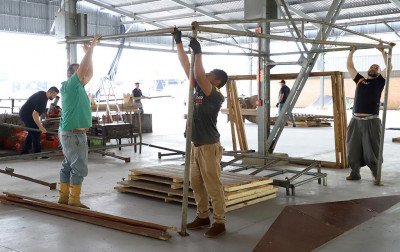 Acampamento Farroupilha começa a ser montado em Esteio; confira a programação