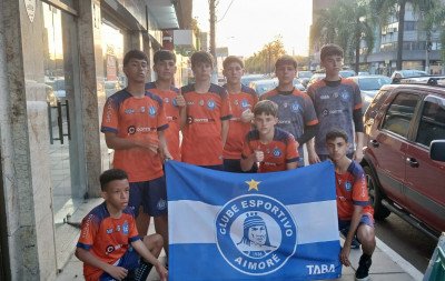 Atletas do sub-14 do Aimoré arrecadam valores para disputar a Copa Brasileirinho, em Minas Gerais