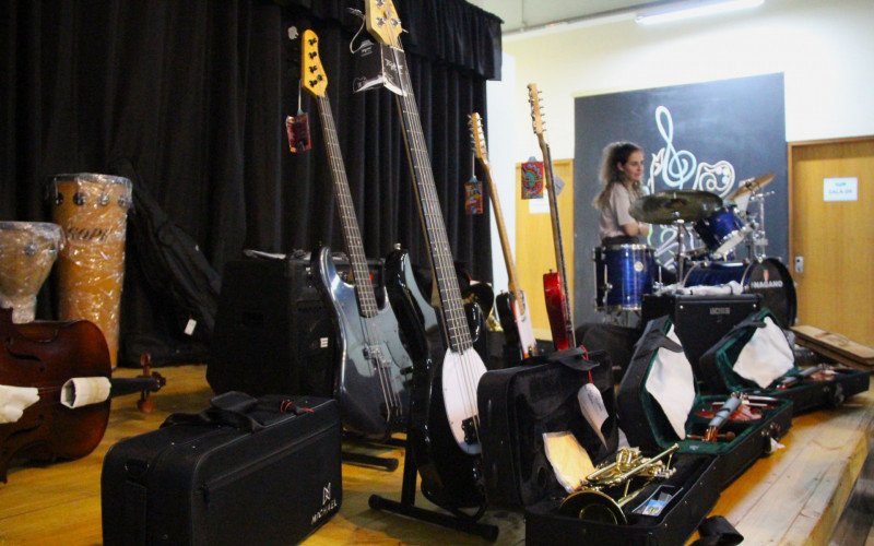Instrumentos de metais, cordas e percussão serão integrados ao acervo da Orquestra Jovem de Campo Bom