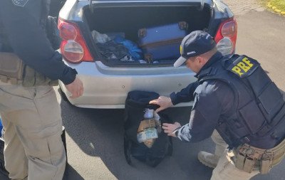 VÍDEO: Com R$ 10 mil no bolso da jaqueta, motorista transportava R$ 690.270,00 em cédulas