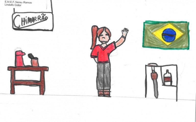 Desenho de Cecília Rafaela de Oliveira Hoff