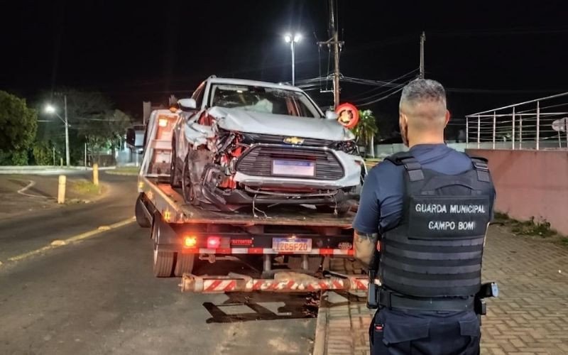 Guarda Municipal de Campo Bom prende homem por embriaguez ao volante e fuga de acidente 
