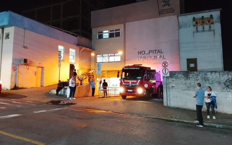 Hospital Municipal tem princípio de incêndio em Novo Hamburgo
