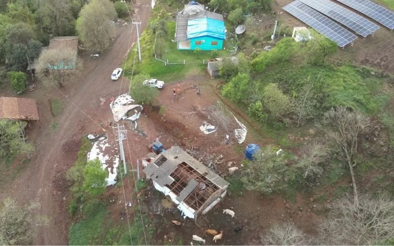 MetSul confirmou que cidade foi atingida por tornado | abc+