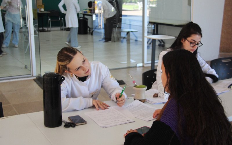Cadastro para doadores de medula na Universidade Feevale