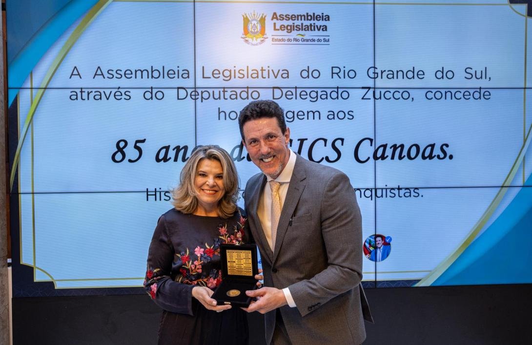 Cics Canoas é homenageada na Assembleia Legislativa pelos seus 85 anos