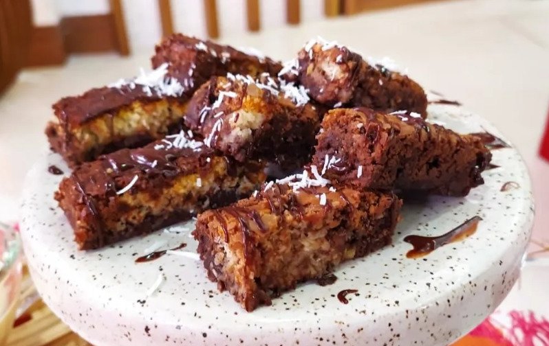 RECEITA DA ANA MARIA BRAGA: Saiba como fazer Brownie com beijinho preparado nesta terça-feira, 23 de setembro