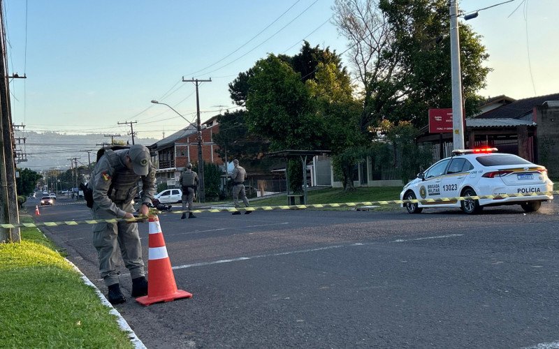 Homem é morto a tiros no meio da rua em Novo Hamburgo