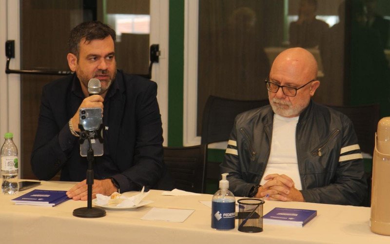 Daniel Klafke e Rogério Daniel da Silva, da Acist-SL