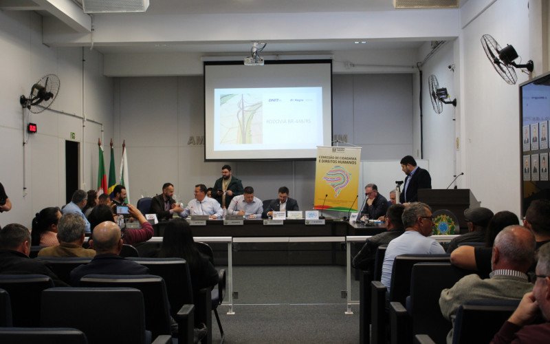 Audiência pública em Nova Santa Rita debateu prolongamento da BR-448 até Portão nesta quarta-feira (24) | abc+