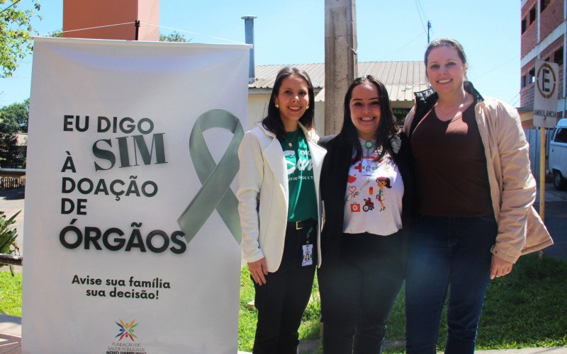 Camila Crippa, Andreia Bezerra e Roberta Guzzon organizaram o evento