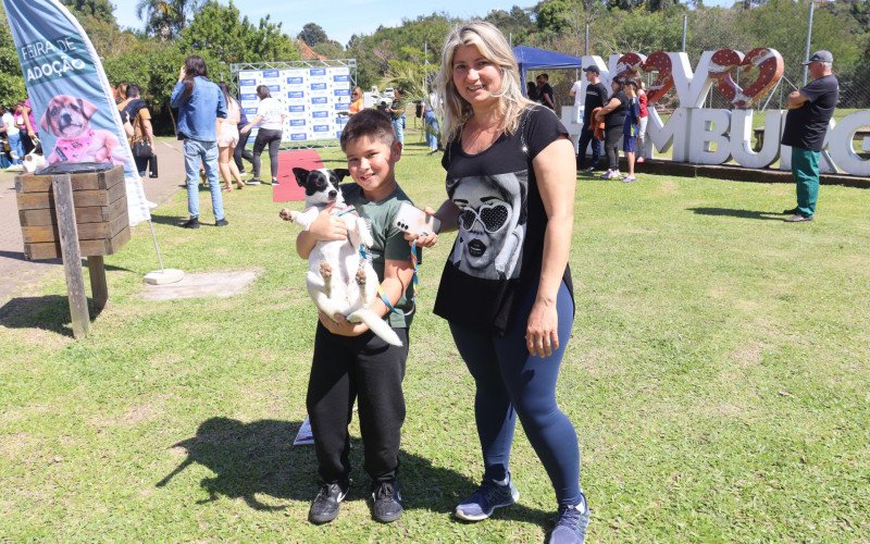 Monica e Davi com a Bolinha no lançamento do Cusco Web | abc+