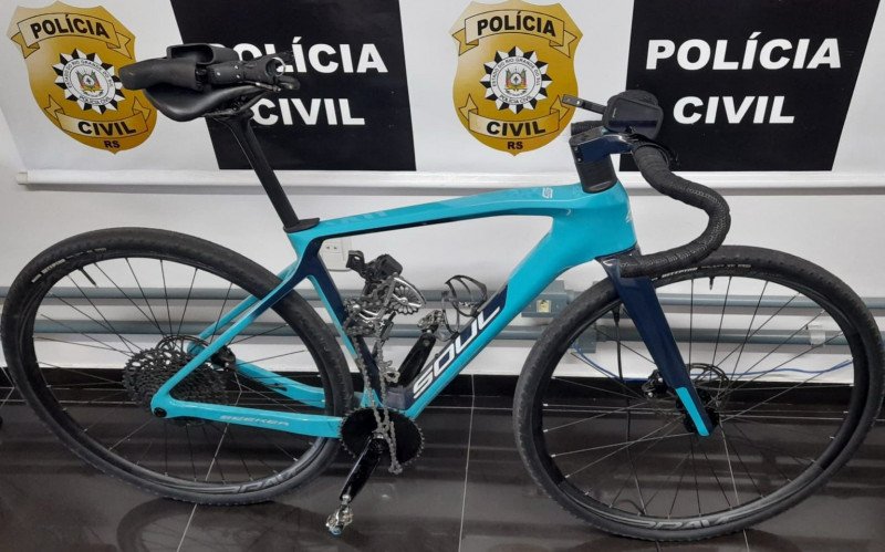 Bicicleta usada em competições acabou furtada de garagem em Canoas, mas foi recuperada em Gravataí | abc+