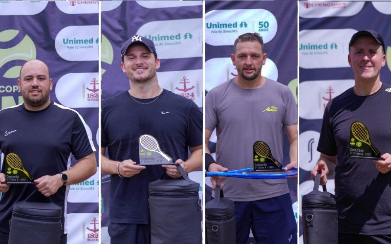 Cristian Ventura (5ª classe B), Fernando Konrath (5ª classe A), Douglas Lima (4ª classe A) e Alexandre Ferreira (3ª classe A) foram os campeões da Copa One  | abc+
