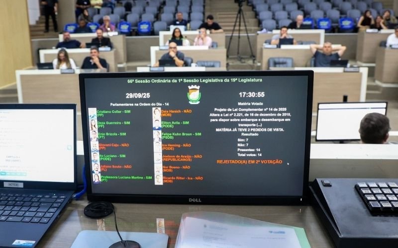 Embarque flexível à noite é arquivado em Novo Hamburgo após empate na votação