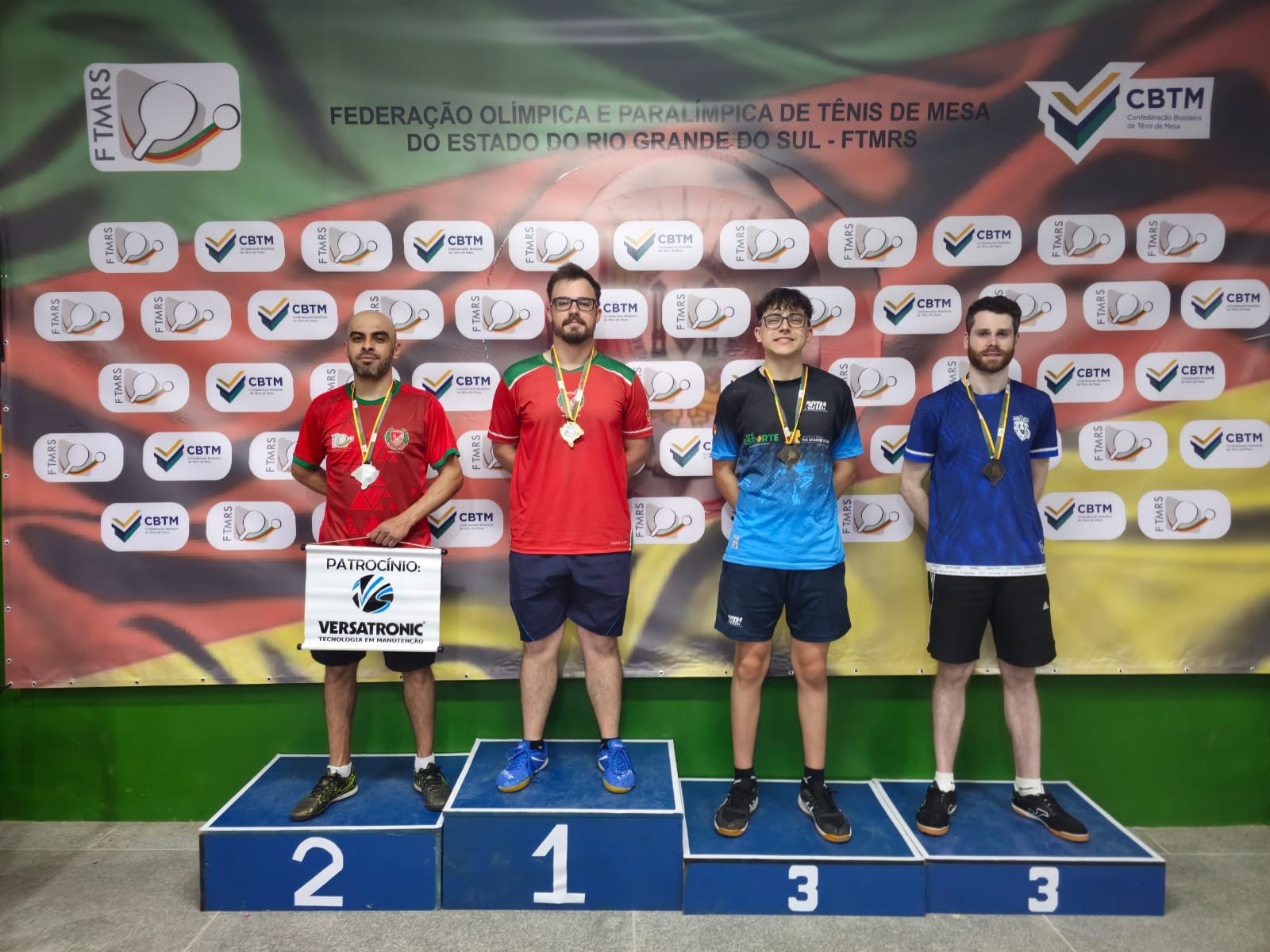 Ginástica de São Leopoldo conquista 3º lugar no Circuito Estadual de Tênis de Mesa