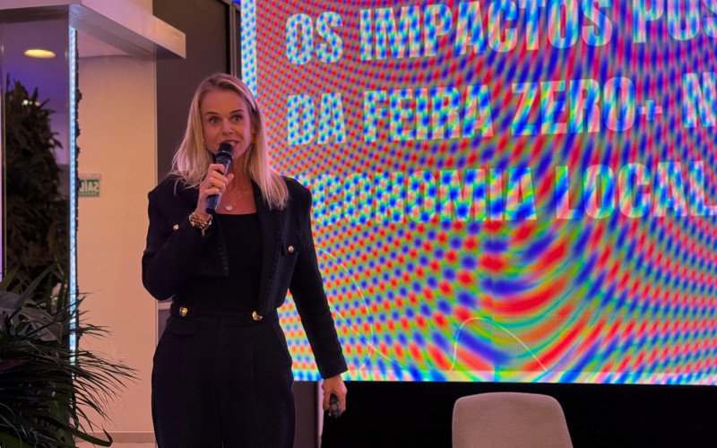 Diretora da Merkator, Roberta Pletsch, apresentou dados positivos que feira pode fomentar no município | abc+