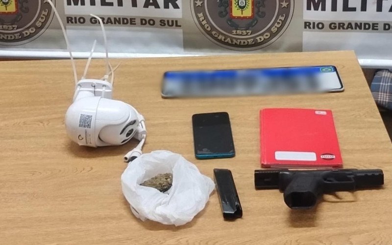 Suspeito de veículo roubado dispara contra guarnição e é preso pela Brigada Militar 