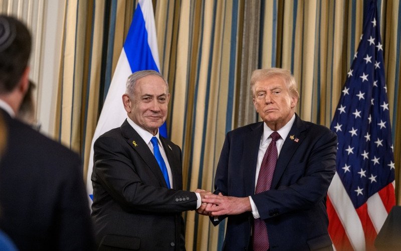 Donald Trump e Benjamin Netanyahu | abc+