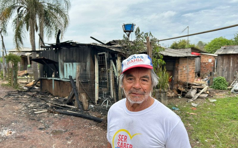 Setembrino da Rosa, 65 anos, morava sozinho na casa que acabou tomada pelas chamas | abc+