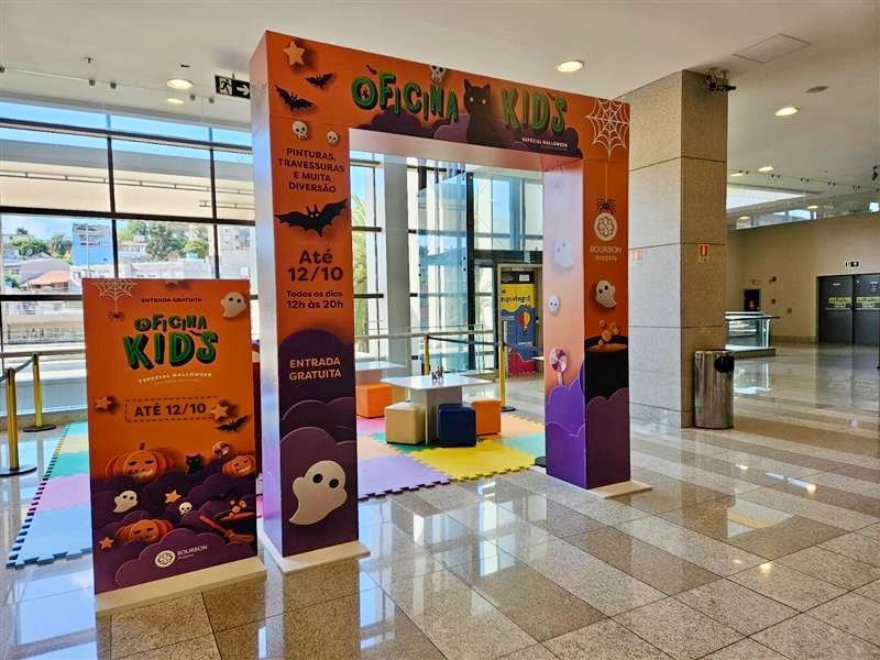 Tem oficina de Halloween no Bourbon Shopping São Leopoldo
